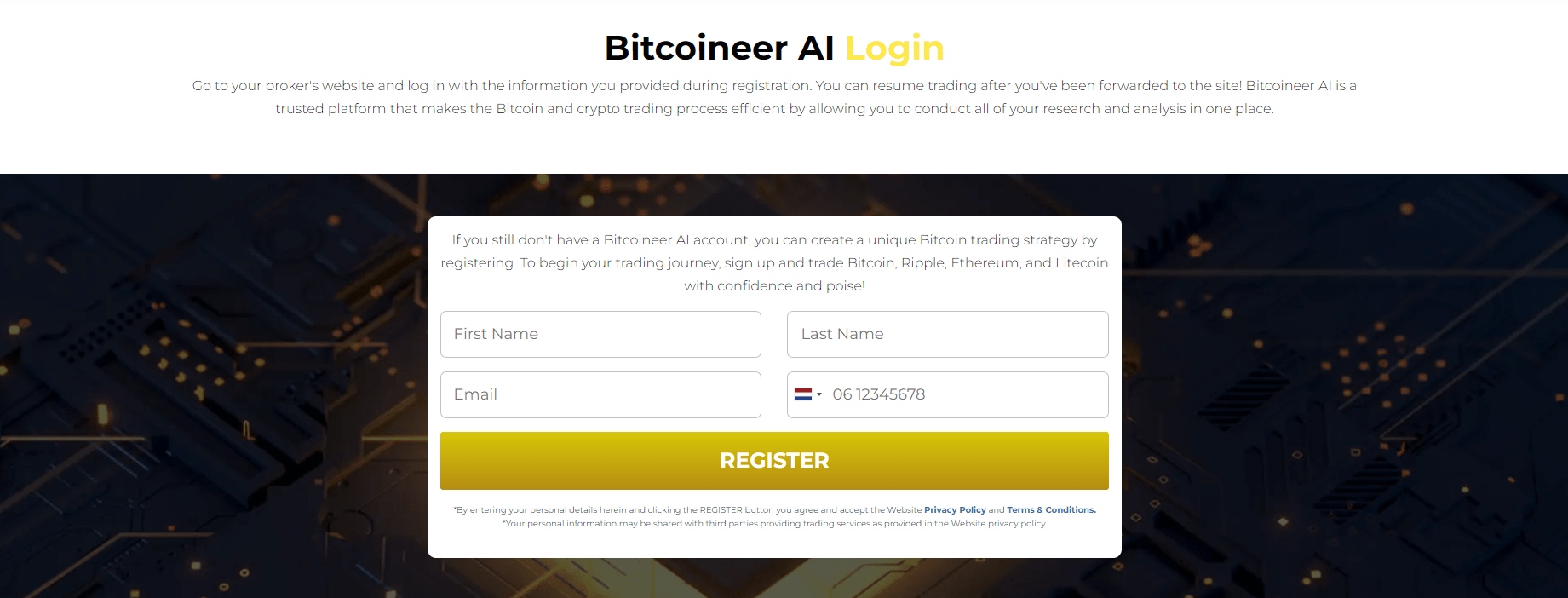 Bitcoineer Login