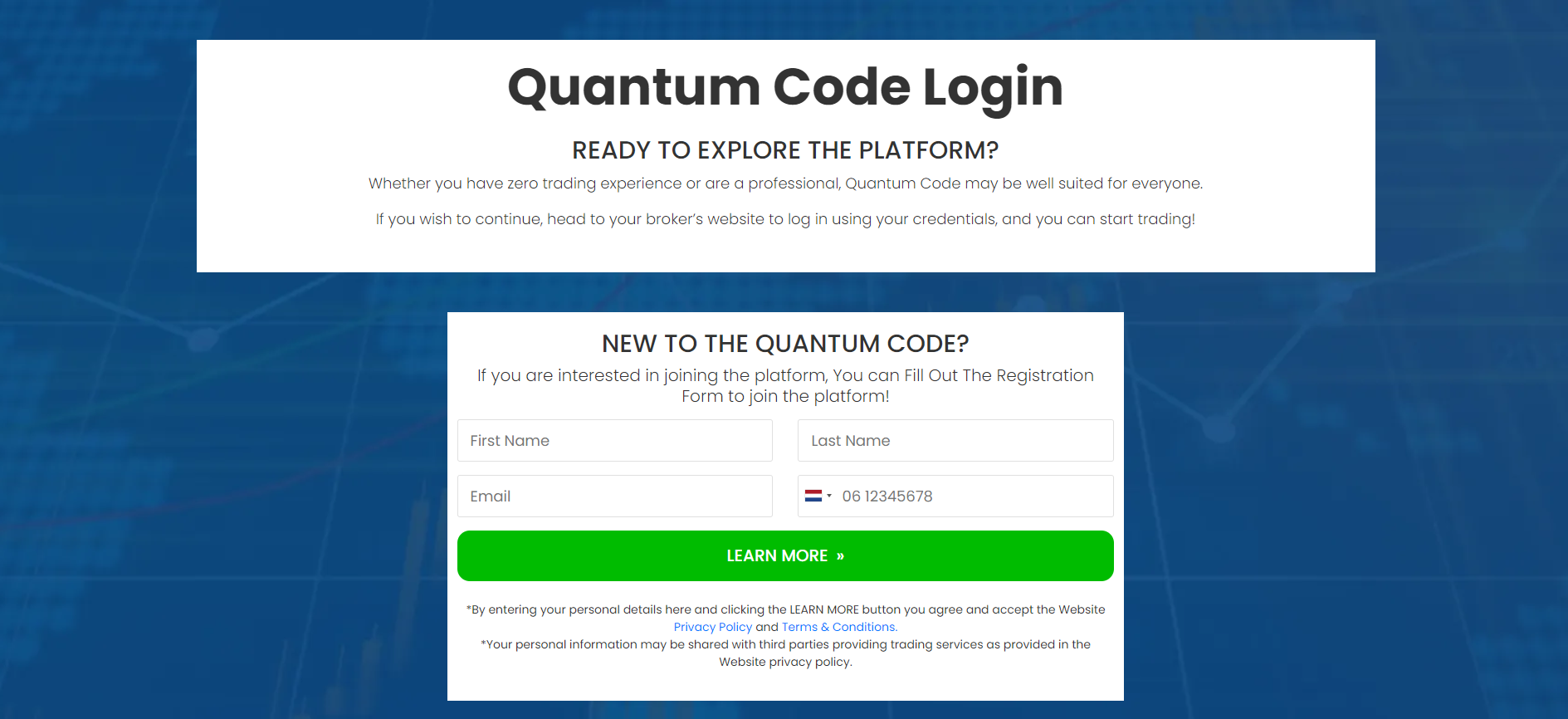 Quantum Code login