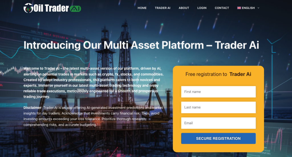 Trader AI Home Page