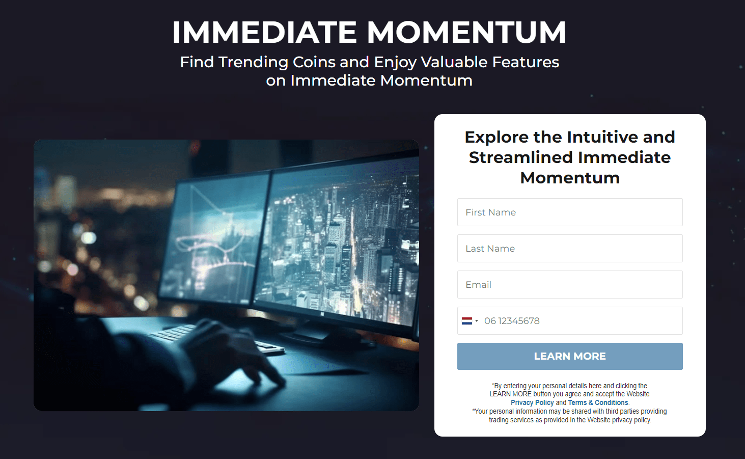 IMMEDIATE MOMENTUM home page