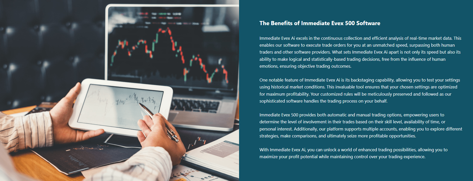 Immediate Evex 500 avantajları