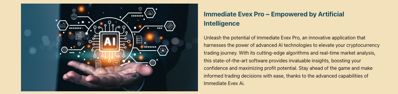 Immediate Evex Ai-Empowered by Artificial Intelligence