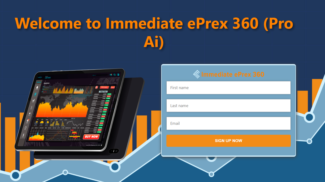 Immediate ePrex 360 App home