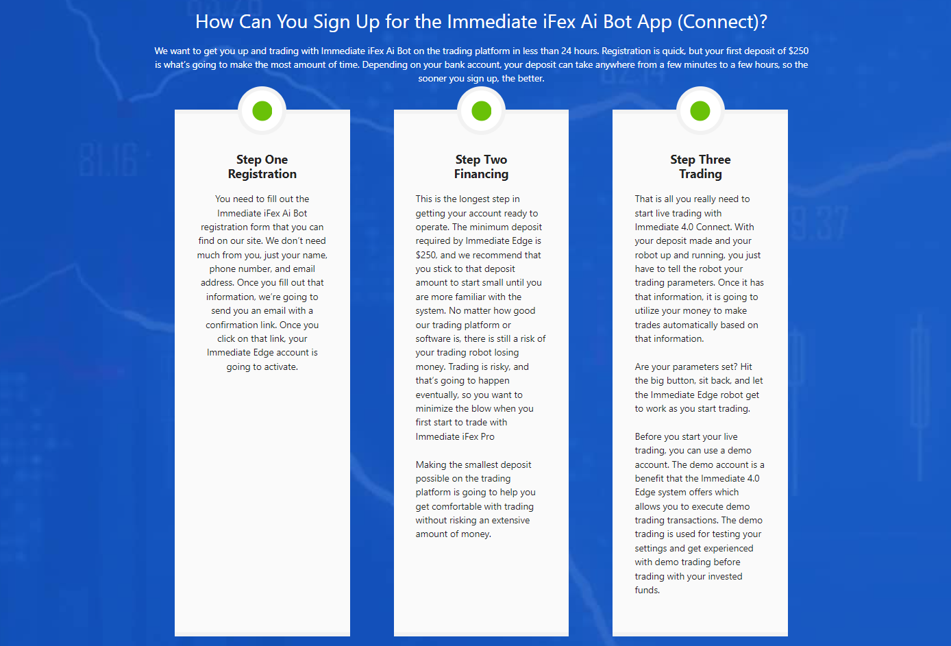 Immediate iFex Ai sign up Immediate iFex Ai sign up
