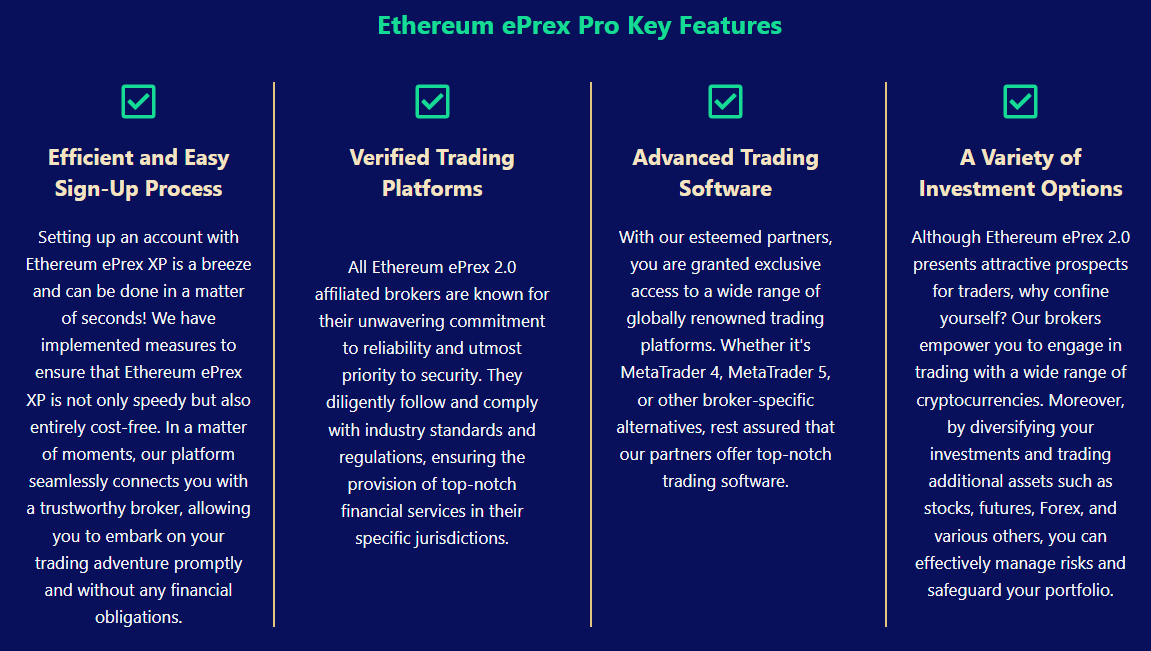 Ethereum ePrex 2.0 temel özellikleri Ethereum ePrex 2.0 temel özellikleri