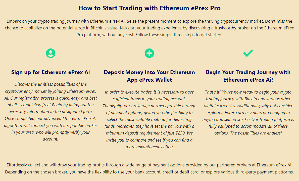 Ξεκινήστε τις συναλλαγές Ethereum ePrex Ai Ξεκινήστε τις συναλλαγές Ethereum ePrex Ai