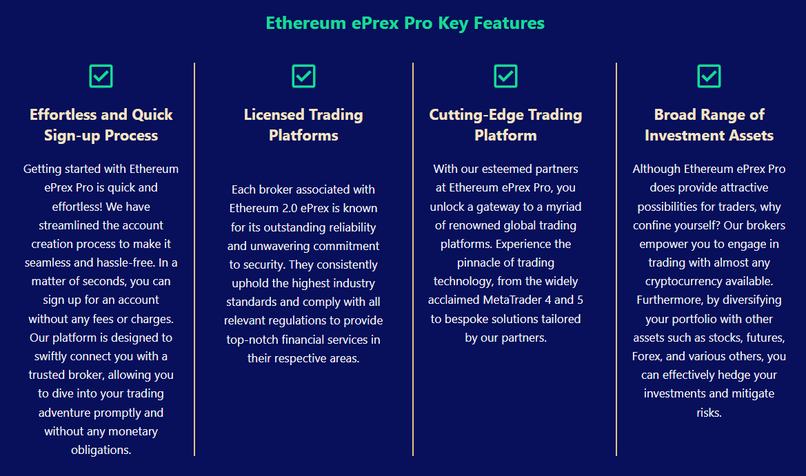 Ethereum ePrex Pro põhifunktsioonid Ethereum ePrex Pro põhifunktsioonid