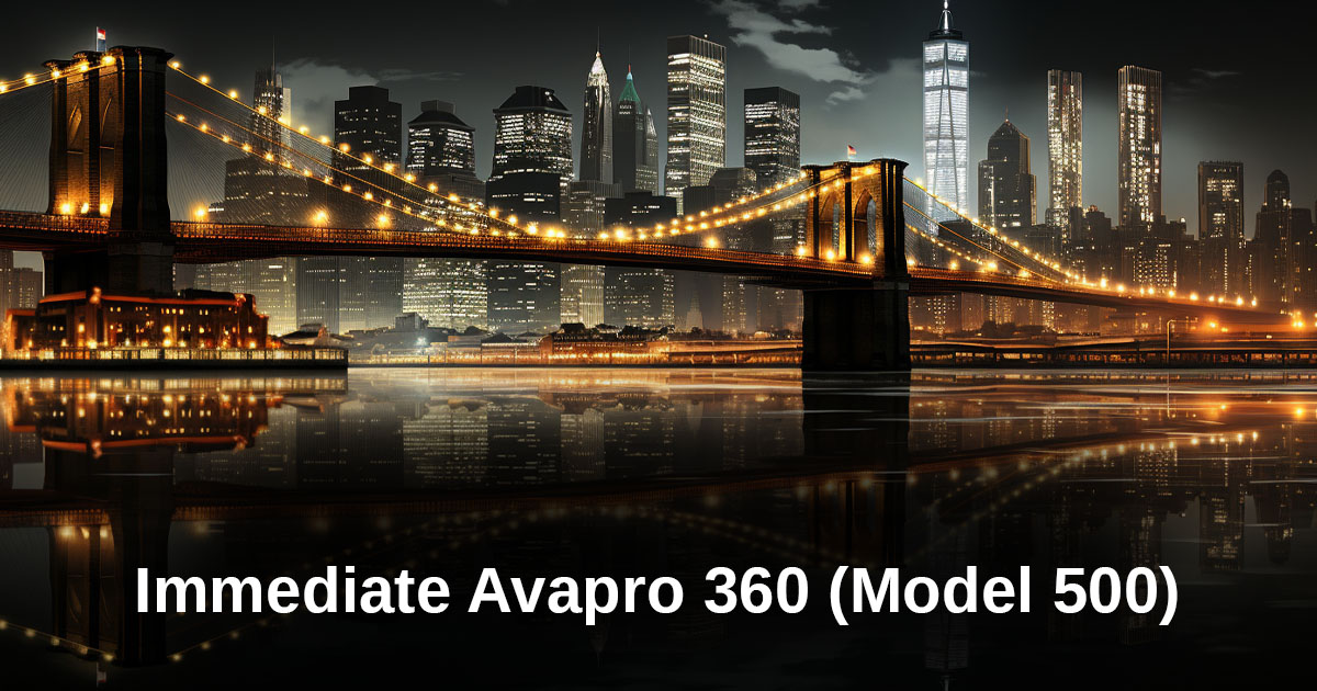 Immediate Avapro 360 (Model 500)