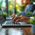 Businessman Typing on Laptop (3)