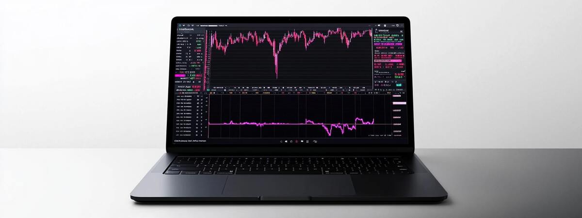 Chain Imitrex 600 5 Chain Imitrex 600 Trading chart on laptop (1)