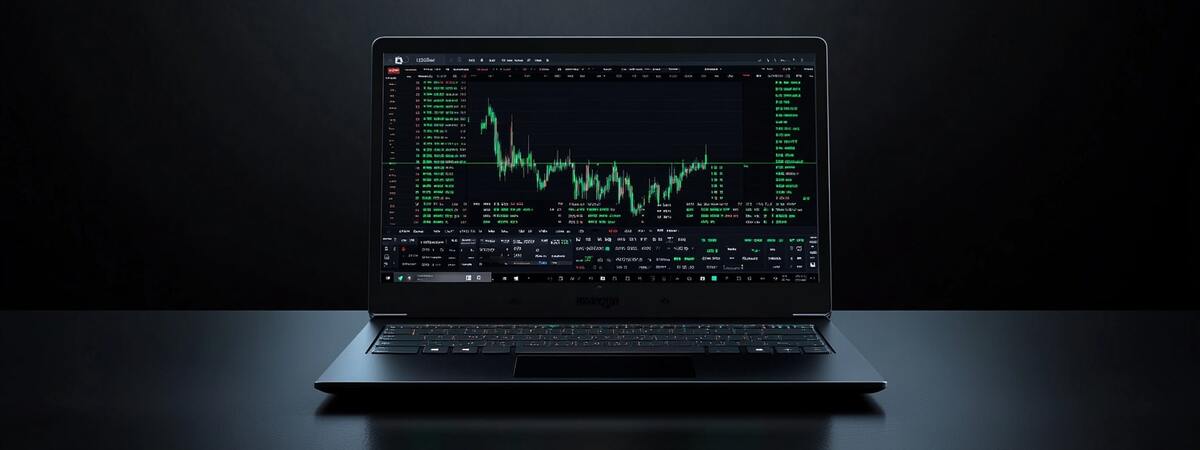 Sensor Exorex Xr Trading chart on laptop (3)