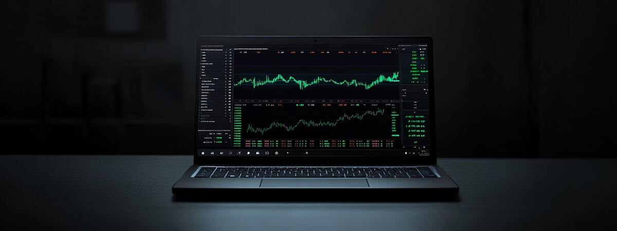 Instant V7 Akpro (0.7) 5 Instant V7 Akpro (0.7) Trading chart on laptop (4)
